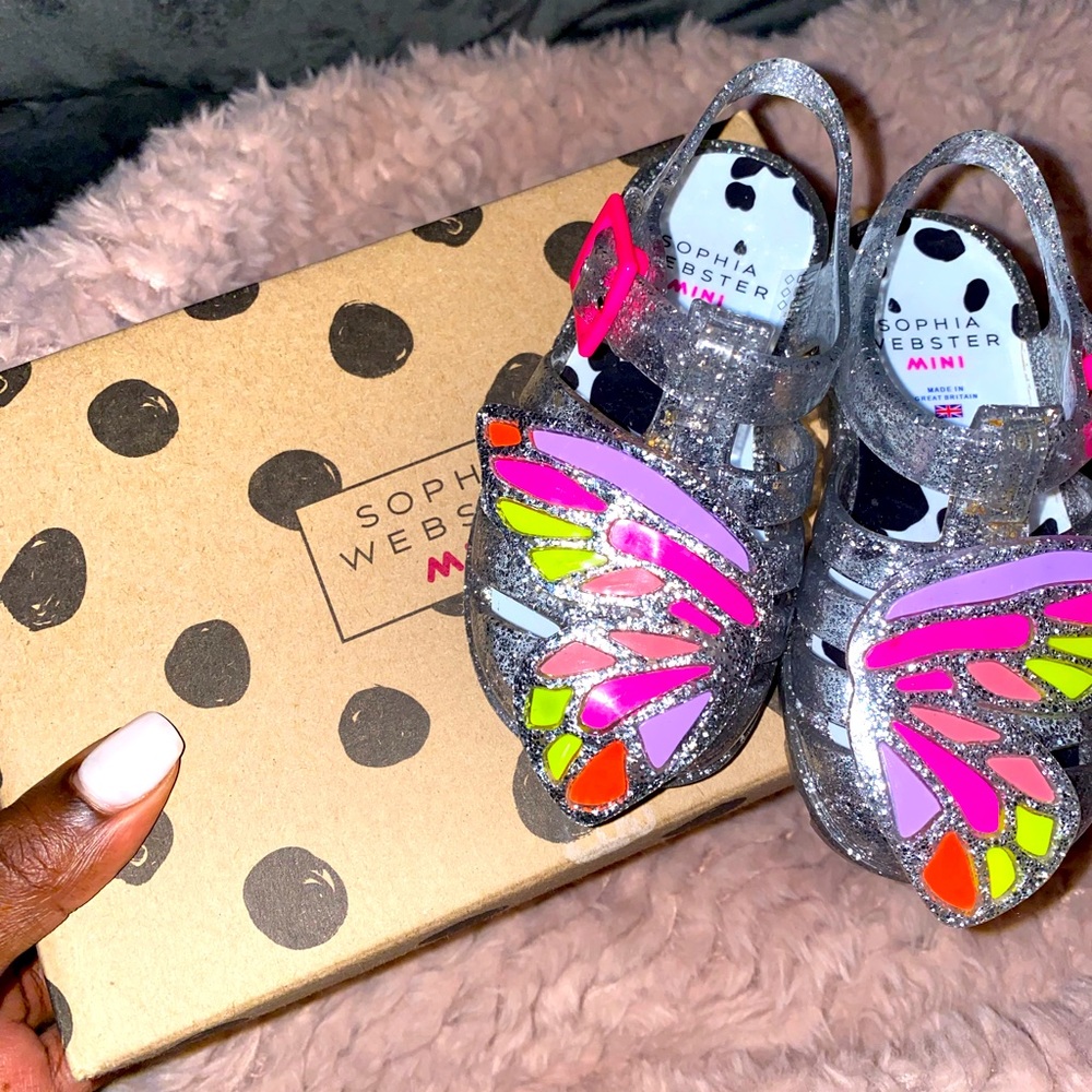Sofia Webster mini jelly glitter sandals